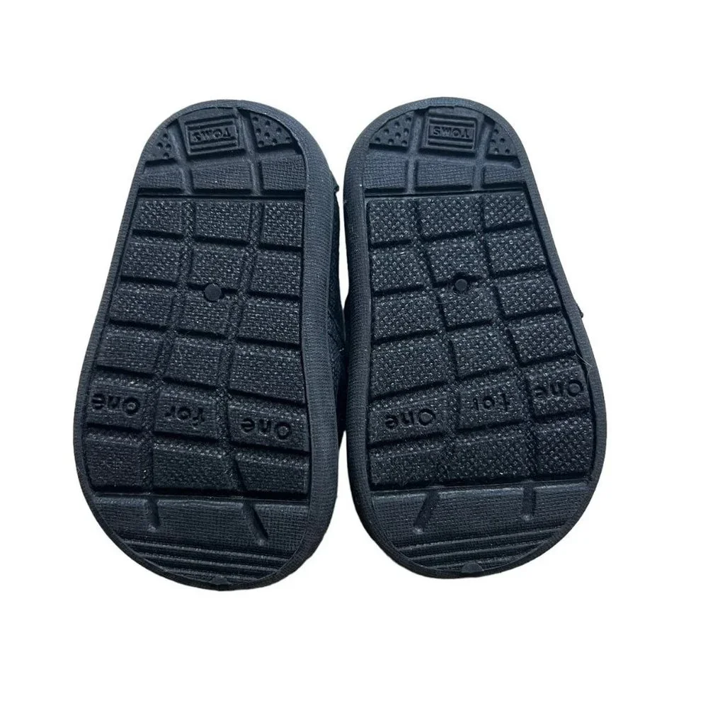 Toms T3 Black Toddler Shoes